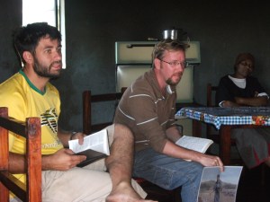 Caleb teaches kids club