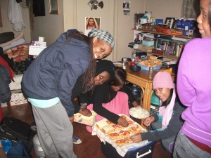 Making broekies for toasting