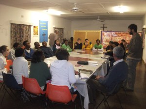 Bible study at Bethany Baptist Church in Vryheid