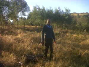 Phumlani preaching the gospel in Khambi community