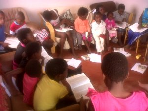 Kid's club meets in our house