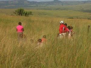 Thembi preaching the Gospel in Cibilili