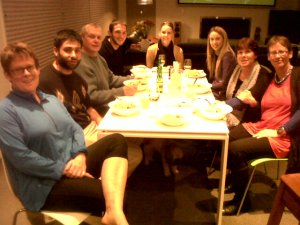 Di's sister and family visit New Zealand