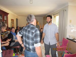 Bible Study at Lee Wardle's in the Hills district, New South Wales, Australia