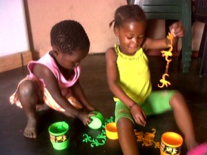 Monkey game at kid's club