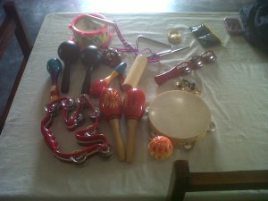 Instruments donated to kids club
