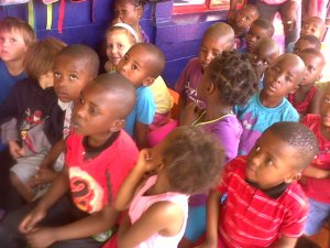 Kids love the singing at Joyland