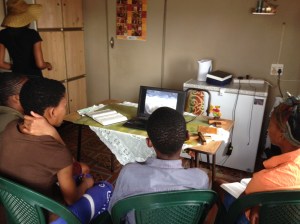 Salvador's group watch Randall Smith speak on Psalm 23