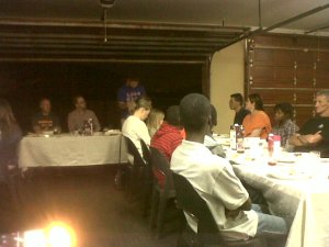 Salvador teaching the Passover in Boksburg
