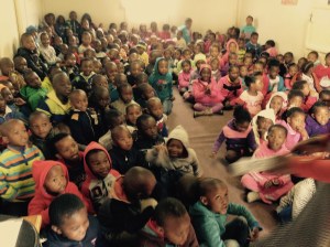 Kids at Care Bear Creche