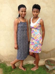 Celani made dresses for her daughters