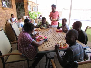 Wells and Roux family visiting us in Boksburg