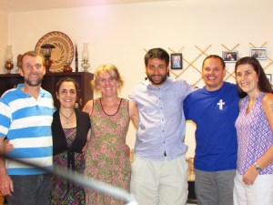 Visiting Tony and Maria Verlaan with Sean and Catherine De Klerk