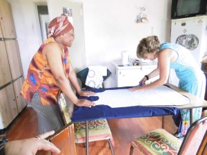 Celani makes her pinafores