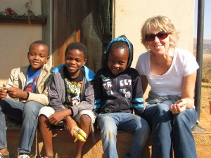 Di with Asimbonge and his uncles