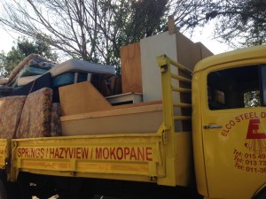 Thank you Elco for the loan of your truck