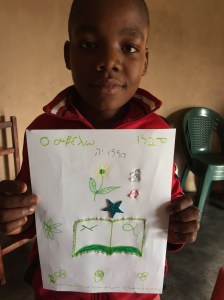 Sabelo with his Hebrew and Greek word