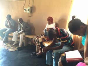 People at Church praying