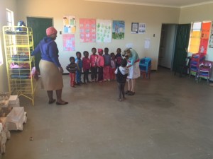 Inside Sicelo Creche today
