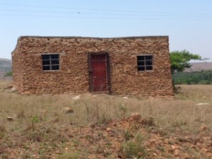 Shop on our dirt road, now vacated.